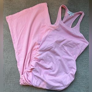 Michael Stars Racerback Midi Ruched Dress